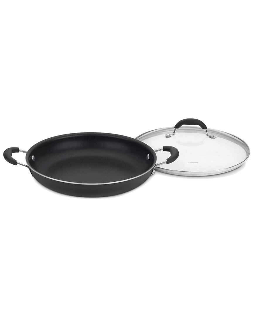 Cuisinart 6243752 12 In. Chefs Classic Stainless Steel Saute Pan, Black In Black