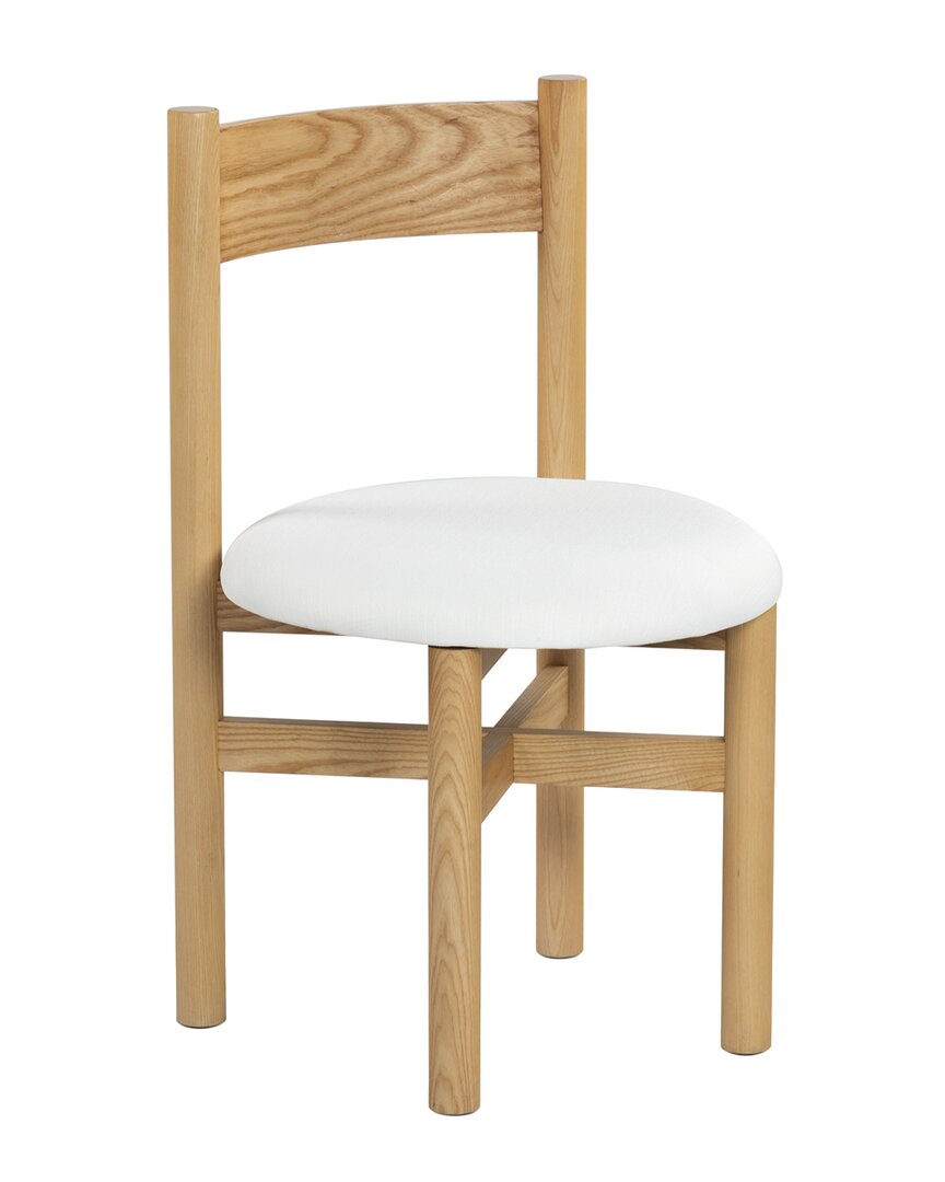 Safavieh Couture Tayla Linen Dining Chair In Brown