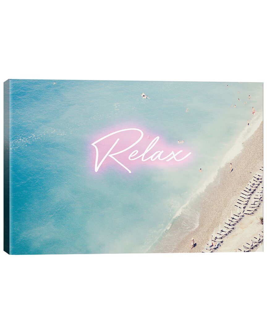 Icanvas Neon Relax By Ruby And B Wall Art