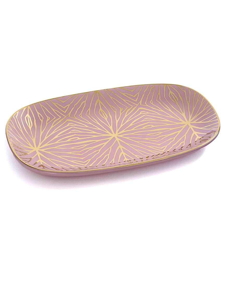 Anna New York Talianna Lily Pad Catchall Tray In Pink