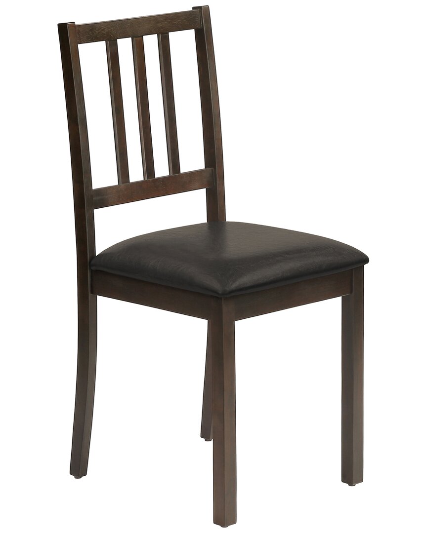 Monarch Specialties Set Of 2 Dining Chairs In Brown