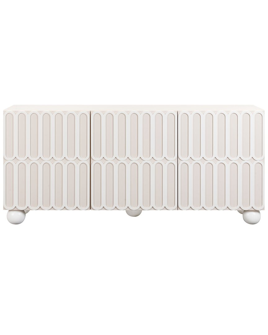 Tov Furniture Tori Motif Buffet In White
