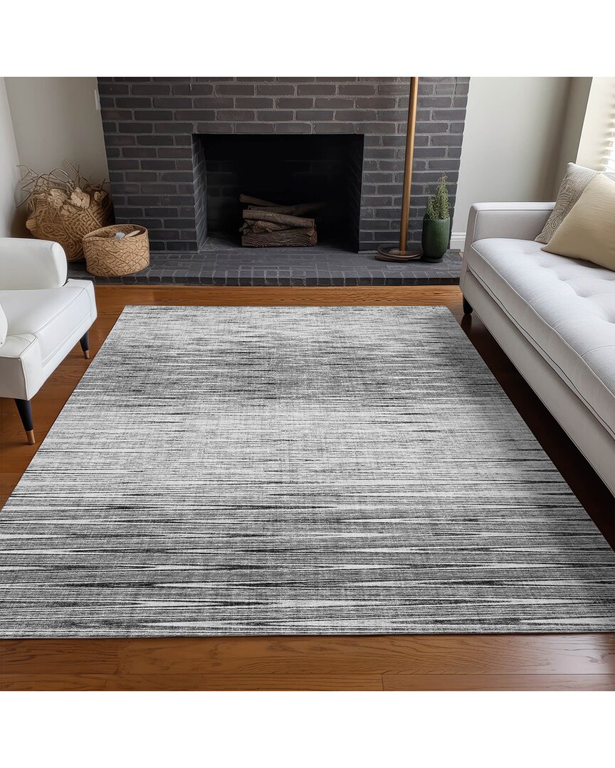 Addison Rugs Premium Washable Area Rug In Gray