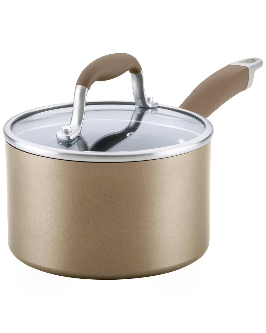 ANOLON ANOLON ADVANCED HOME HARD-ANODIZED NONSTICK SAUCEPAN WITH LID 2QT 