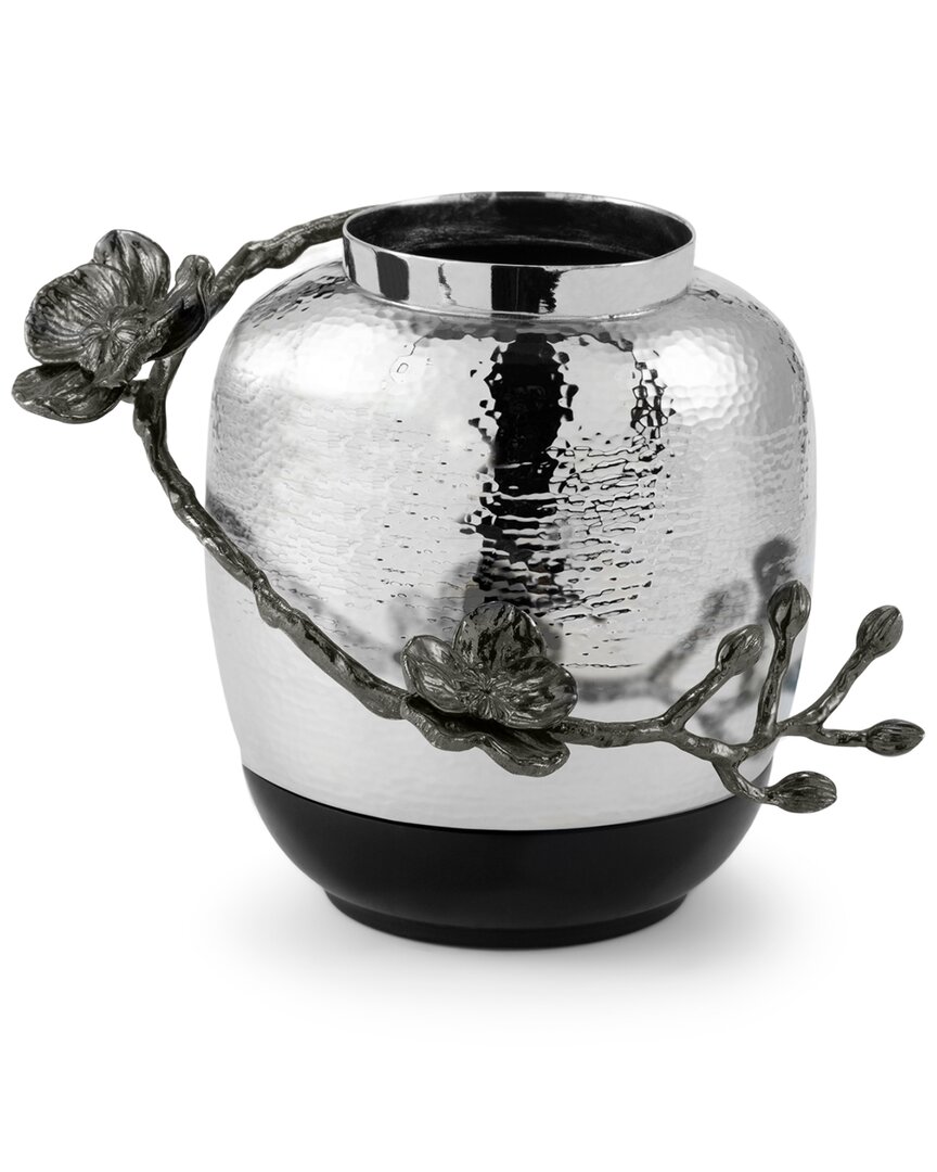 Michael Aram Black Orchid Small Marble Vase In Black