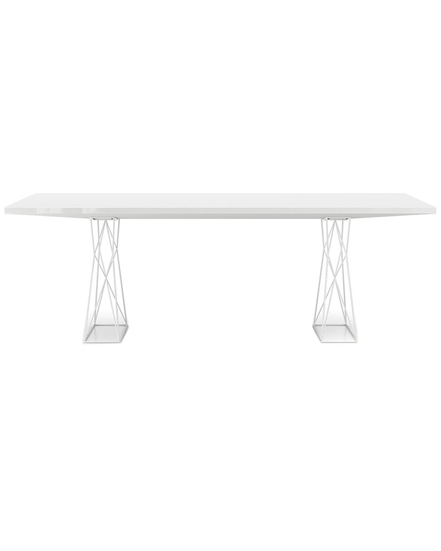 Shop Modloft Curzon 87in Dining Table In White