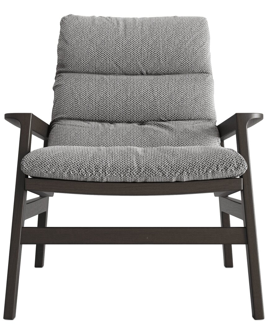 Shop Modloft Fulton Lounge Chair In Grey