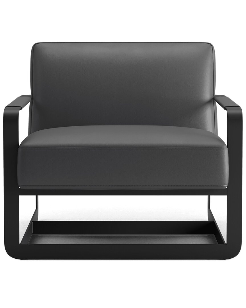 Shop Modloft Crosby Lounge Chair In Grey
