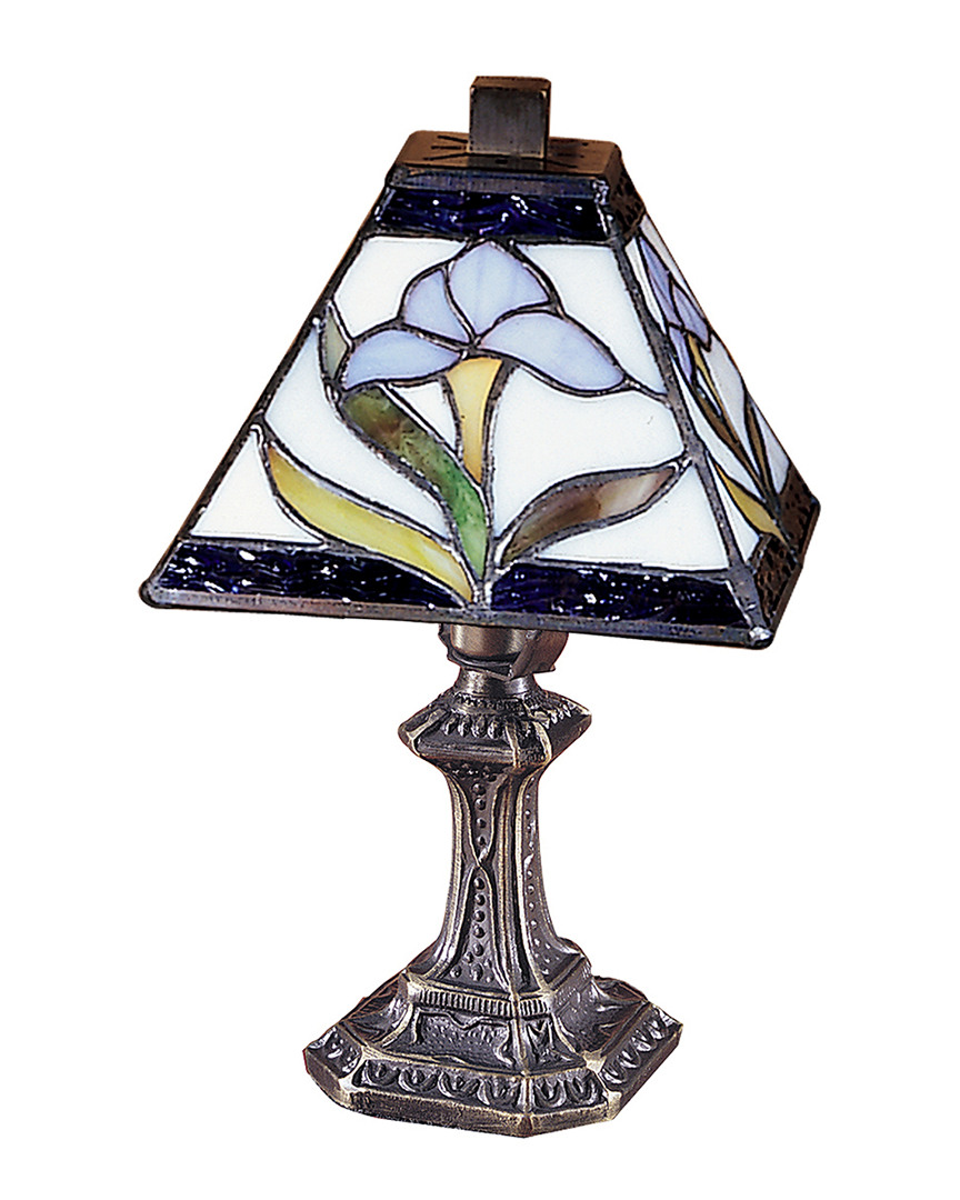 Dale Tiffany Irene Mini Accent Table Lamp In Multi