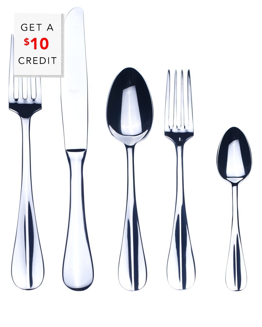 Mepra 5pc Flatware Set With $10 Credit