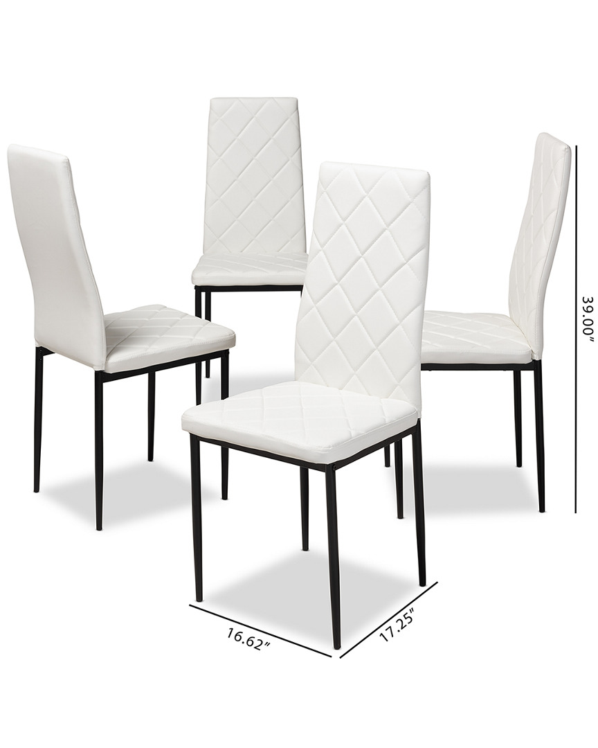 Design Studios Set Of 4 Blaise Dining Chairs