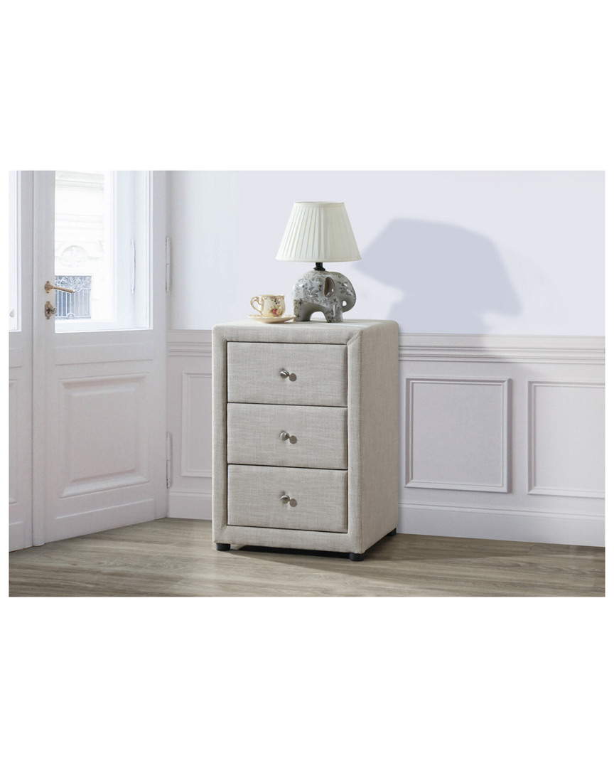 Design Studios Tessa 3-drawer Nightstand