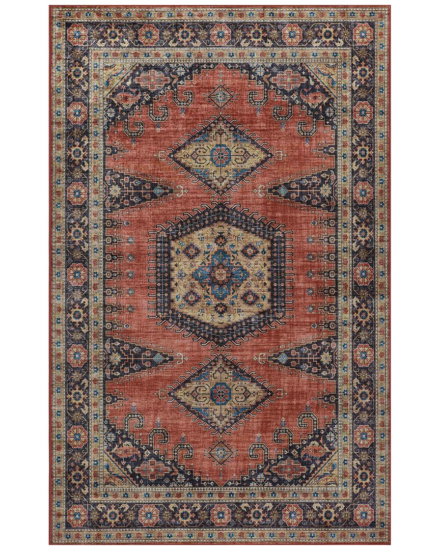 Ecarpet Karachi Traditional Area Rug In Multi
