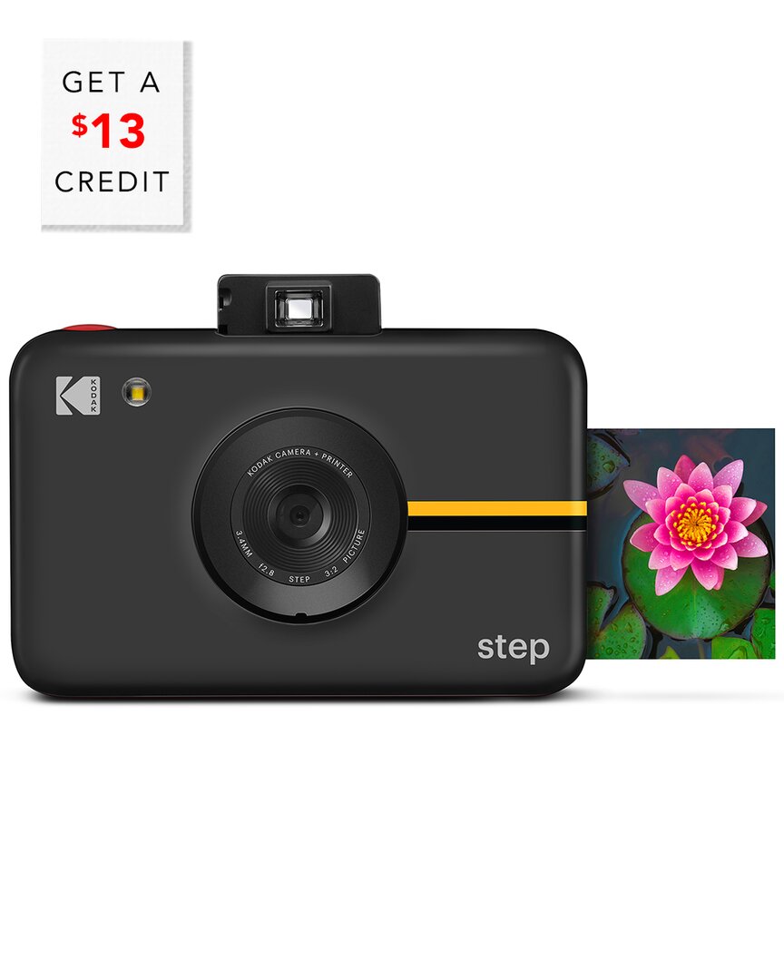 Kodak Step Touch Instent Camera With $13 Credit In Black