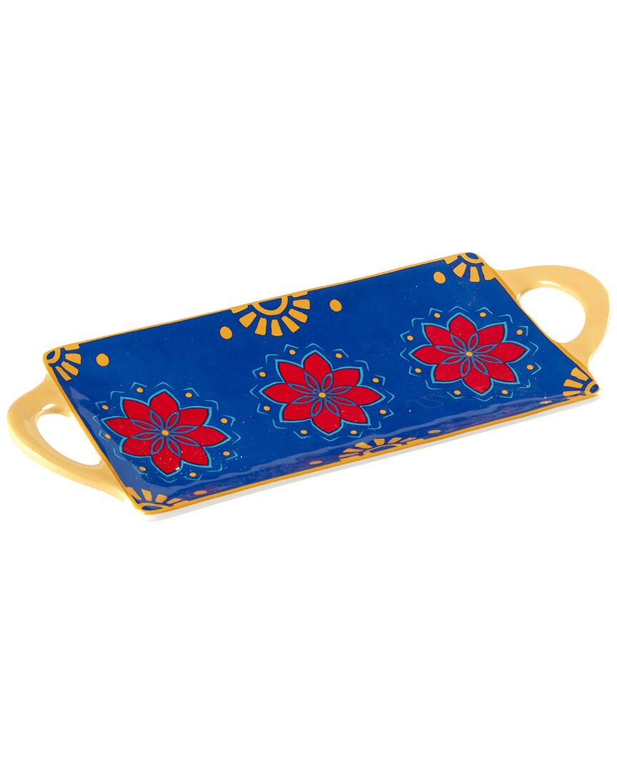 Certified International Spice Love Rectangular Tray With Handles