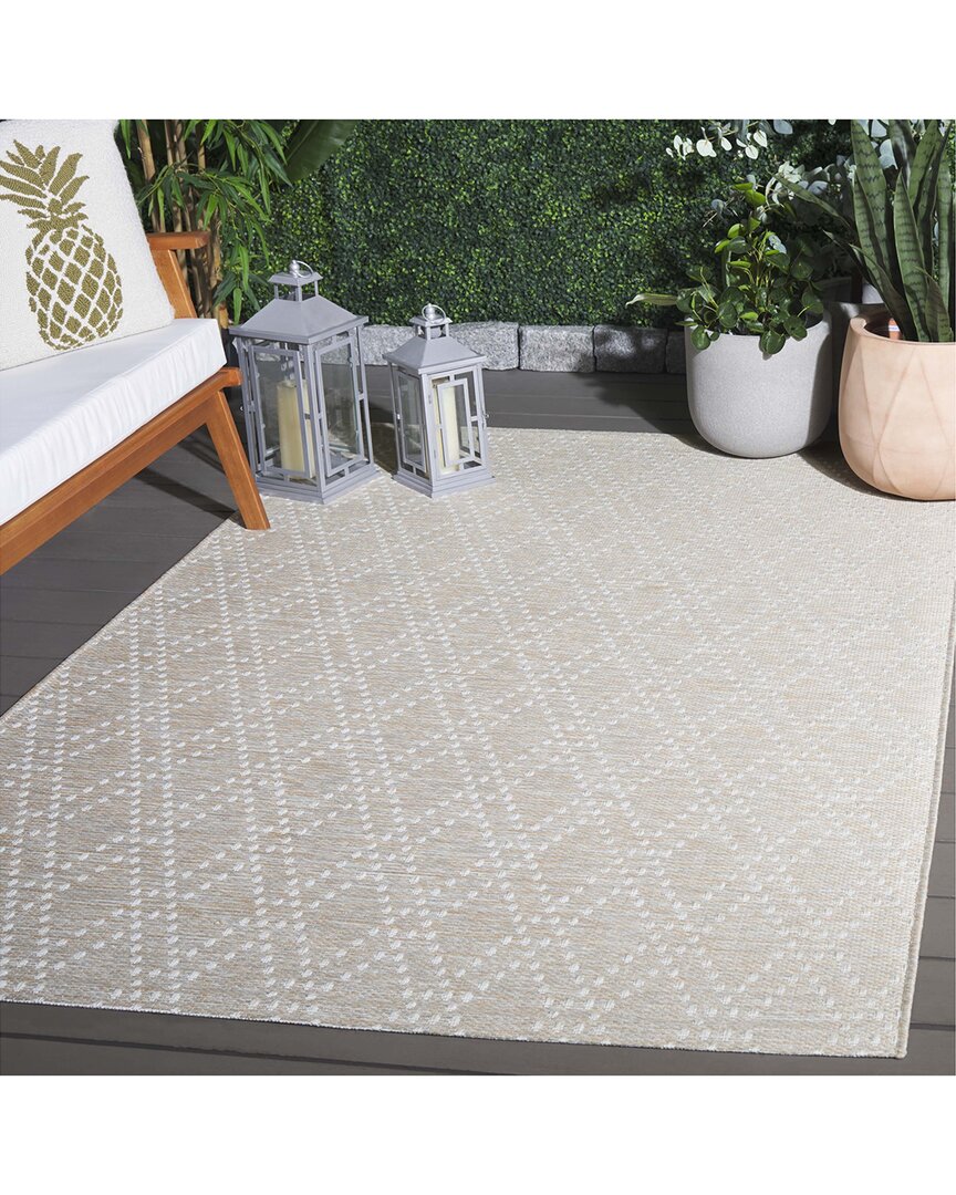 Safavieh Sunset Diamor Power-loomed Indoor/outdoor Rug In Neutral