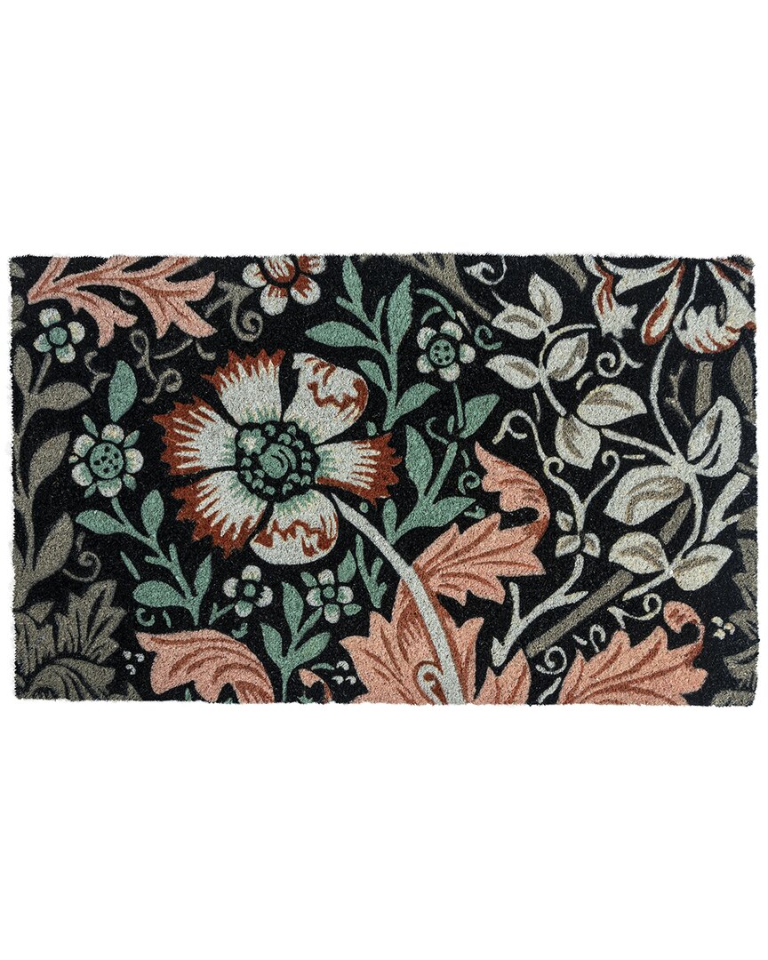 Entryways Victoria & Albert Museum Dianthus Coir Doormat In Multi