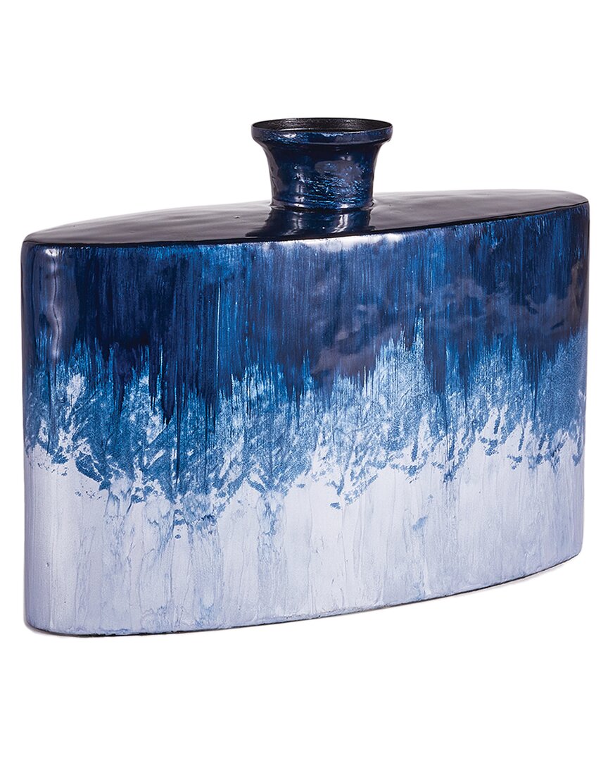 Napa Home & Garden Decorative Flask Vase In Blue
