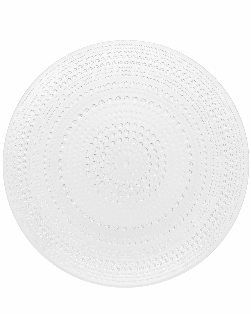 Fortessa Jupiter Set Of 4 Dinner Plates In Transparent