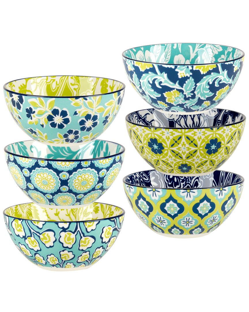 Certified International Tapestry Set Of 6 All Purpose Bowls
