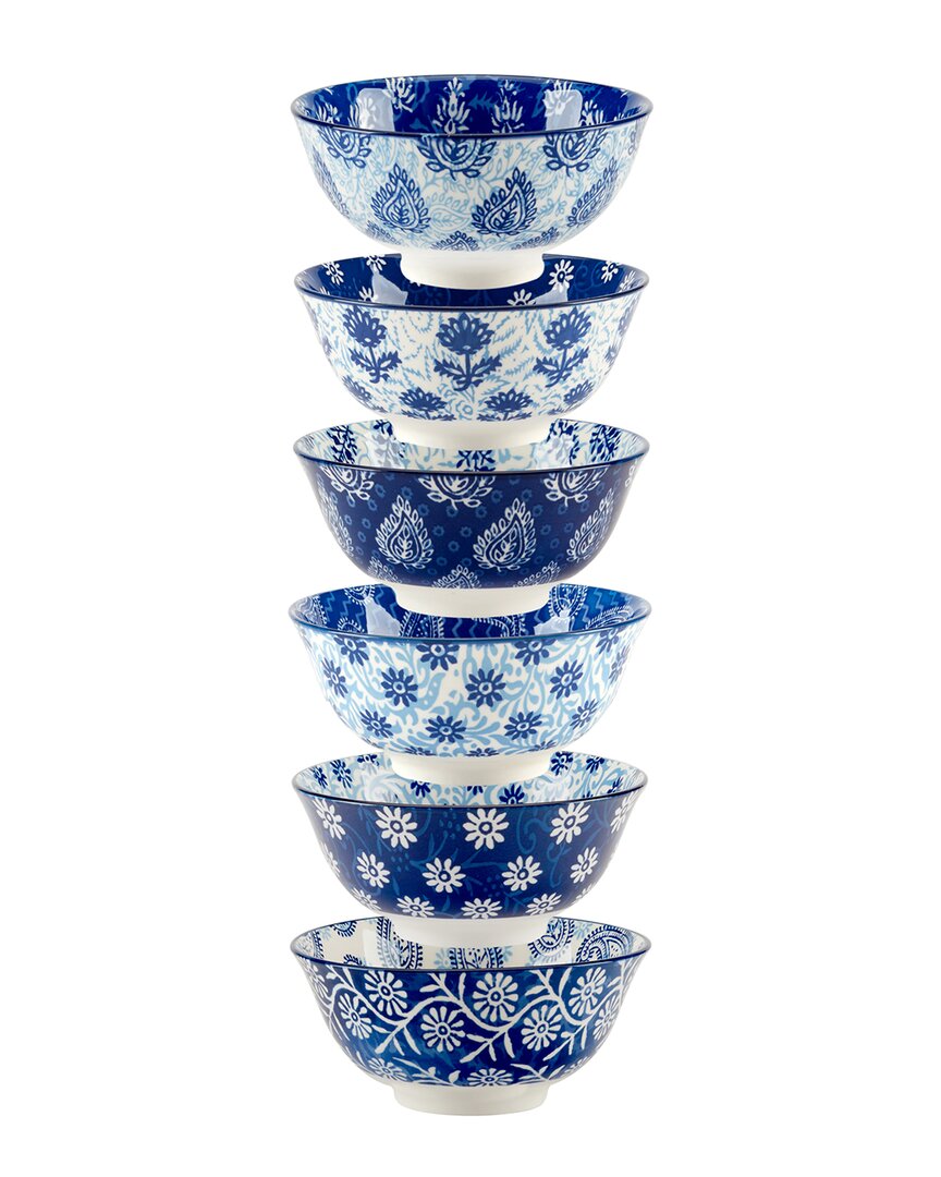 Certified International Carnival Set Of 6 All Purpose Bowls