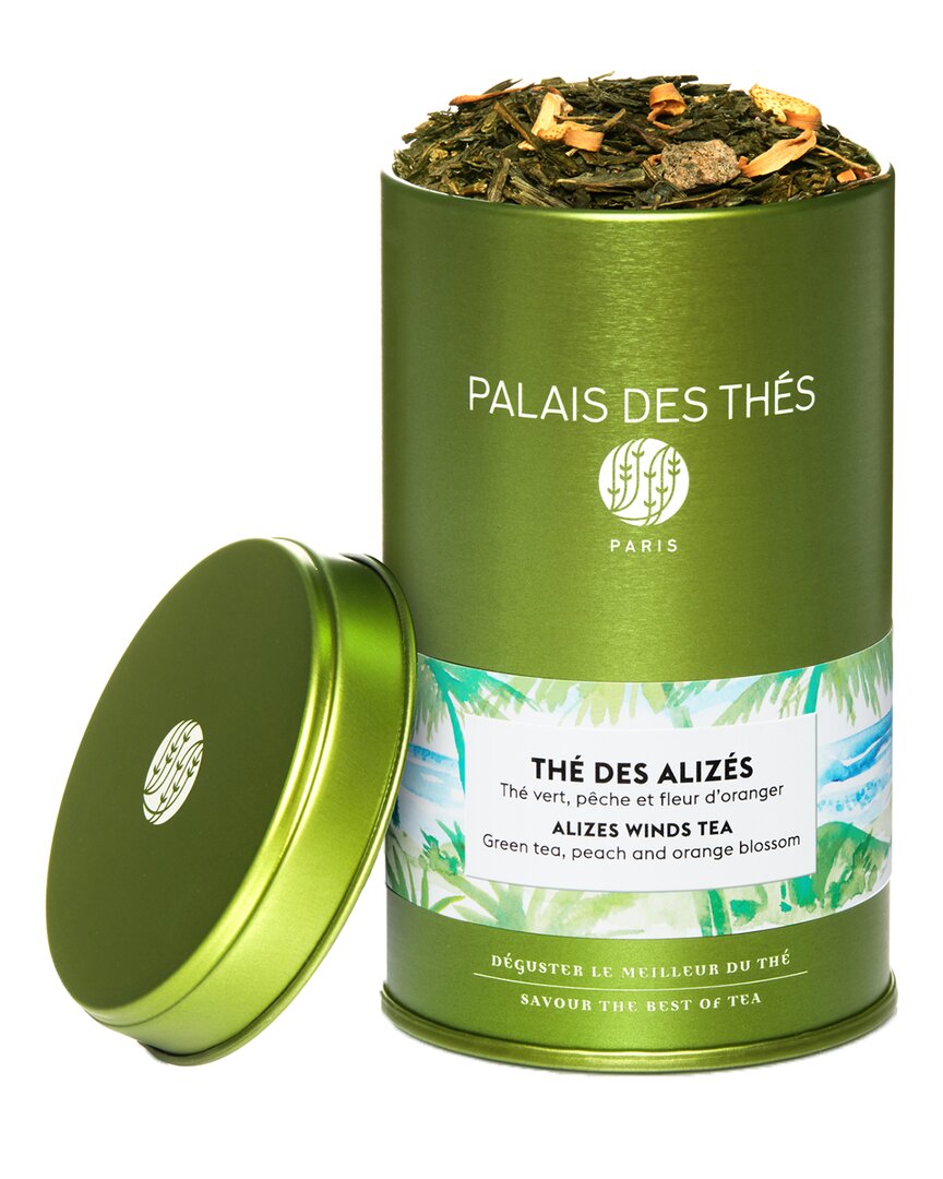 Palais Des Thes Verbena Orange Mint 3.5oz Loose Tea Tin In Green
