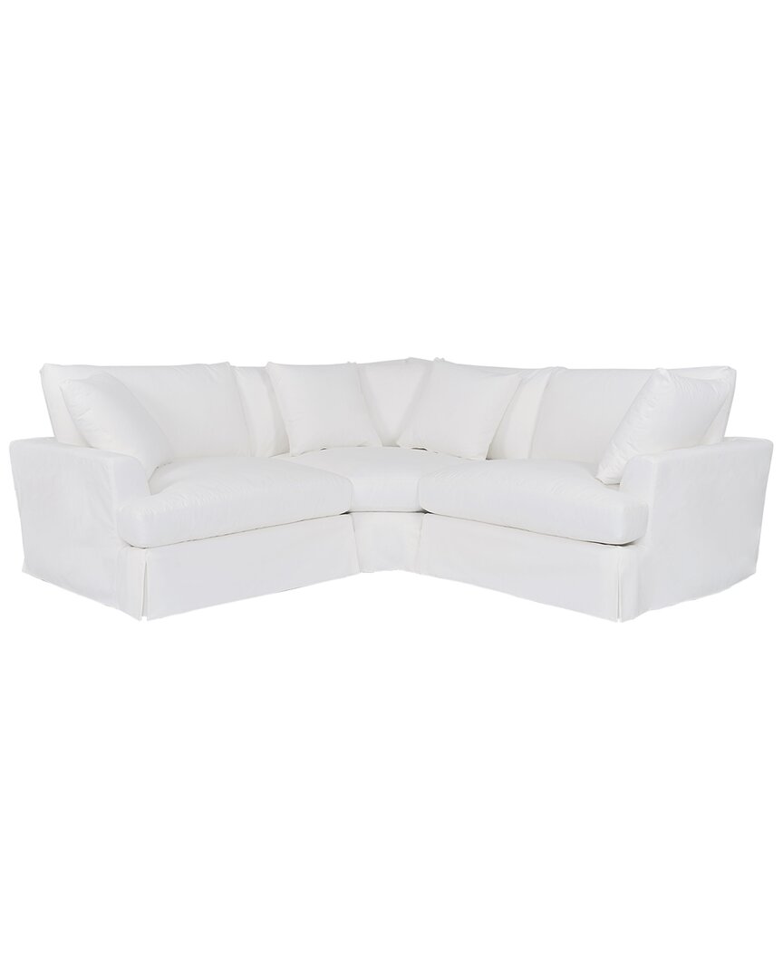 Armen Living Ciara Upholstered 3pc Sectional Sofa