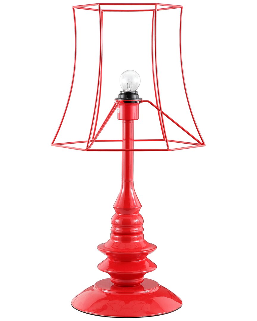 Shatana Home Helenah Table Lamp In Red