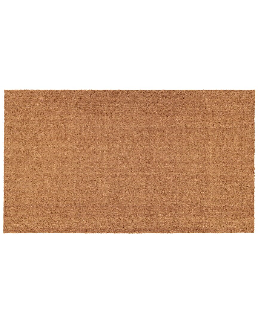 Shop Calloway Mills Natural Coir With Vinyl Backing Doormat