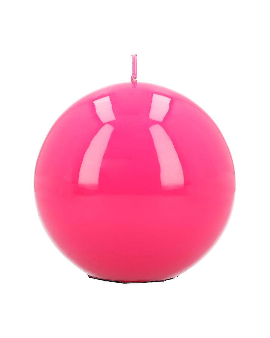 Shop Graziani Meloria Decorative Candle In Fuchsia