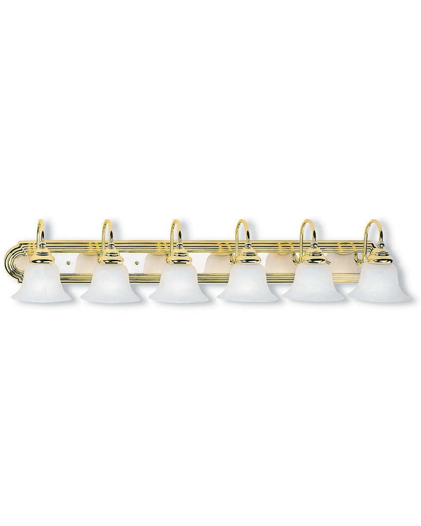 Livex Lighting Livex Belmont 6-light Pb & Polished Chrome Bath-light