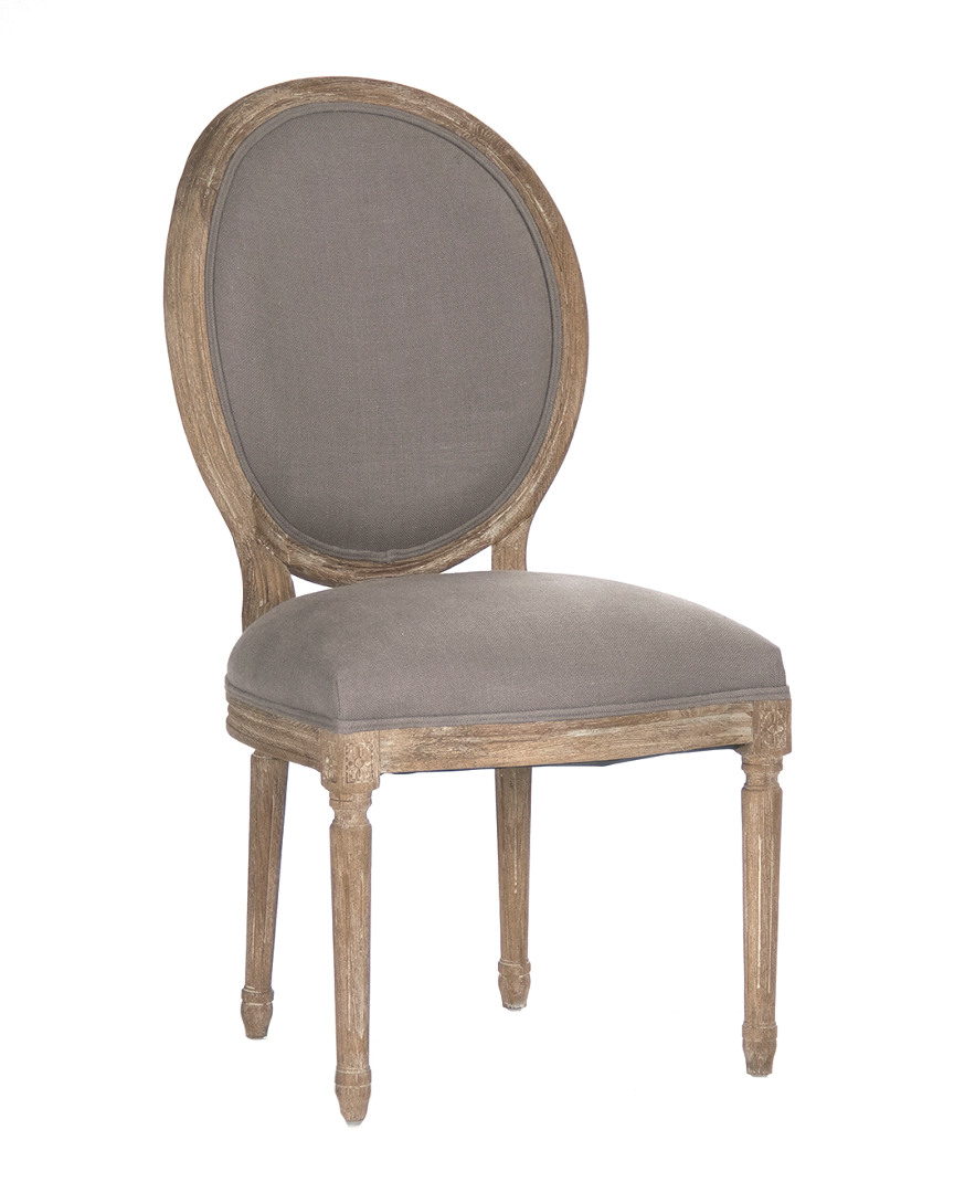 Zentique Medallion Side Chair In Gray