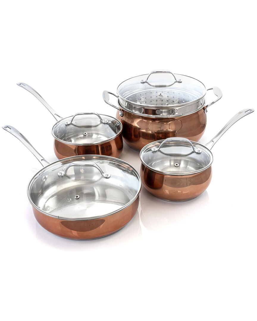 Oster Carabello 9pc Stainless Steel Cookware Set