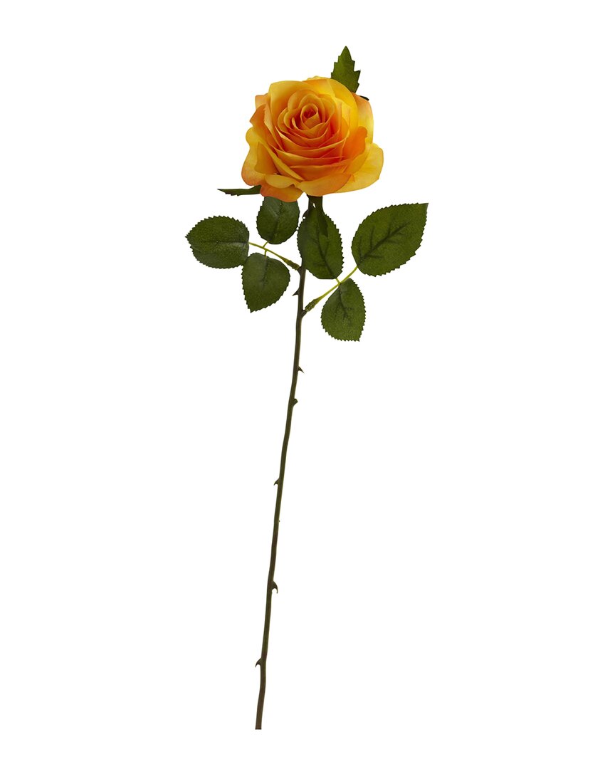 NEARLY NATURAL NEARLY NATURAL SET OF 24 18IN ROSE ARTIFICIAL FLOWER 