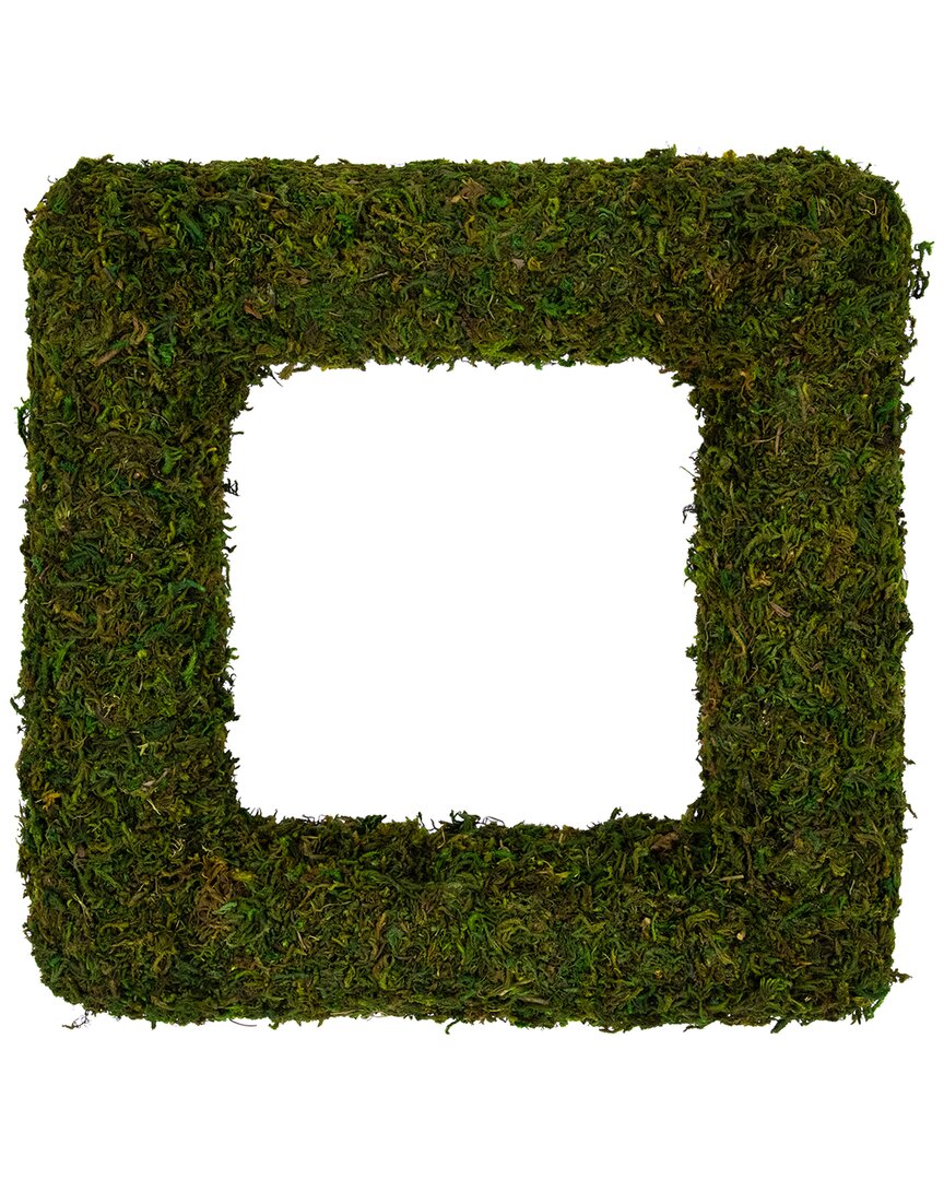 NORTHLIGHT NORTHLIGHT ARTIFICIAL REINDEER MOSS SQUARE WREATH