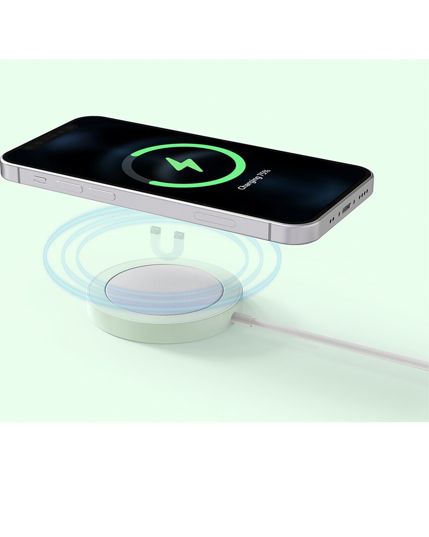 Phunkeetree Phunkee Tree Leather Magnetic Wireless Charging Pad In Pink