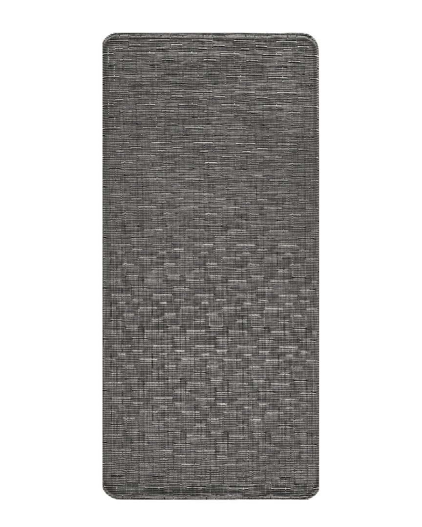 Shop Nuloom Casual Crosshatched Anti Fatigue Comfort Mat In Gray