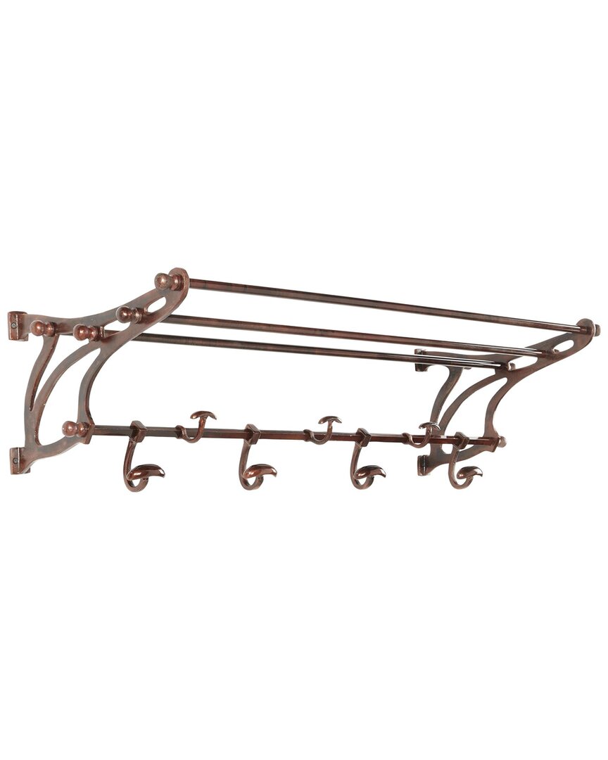 Peyton Lane Wall Shelf In Brown