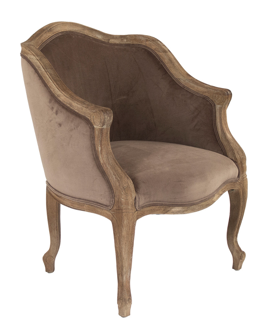 Zentique Pierre Club Chair In Brown