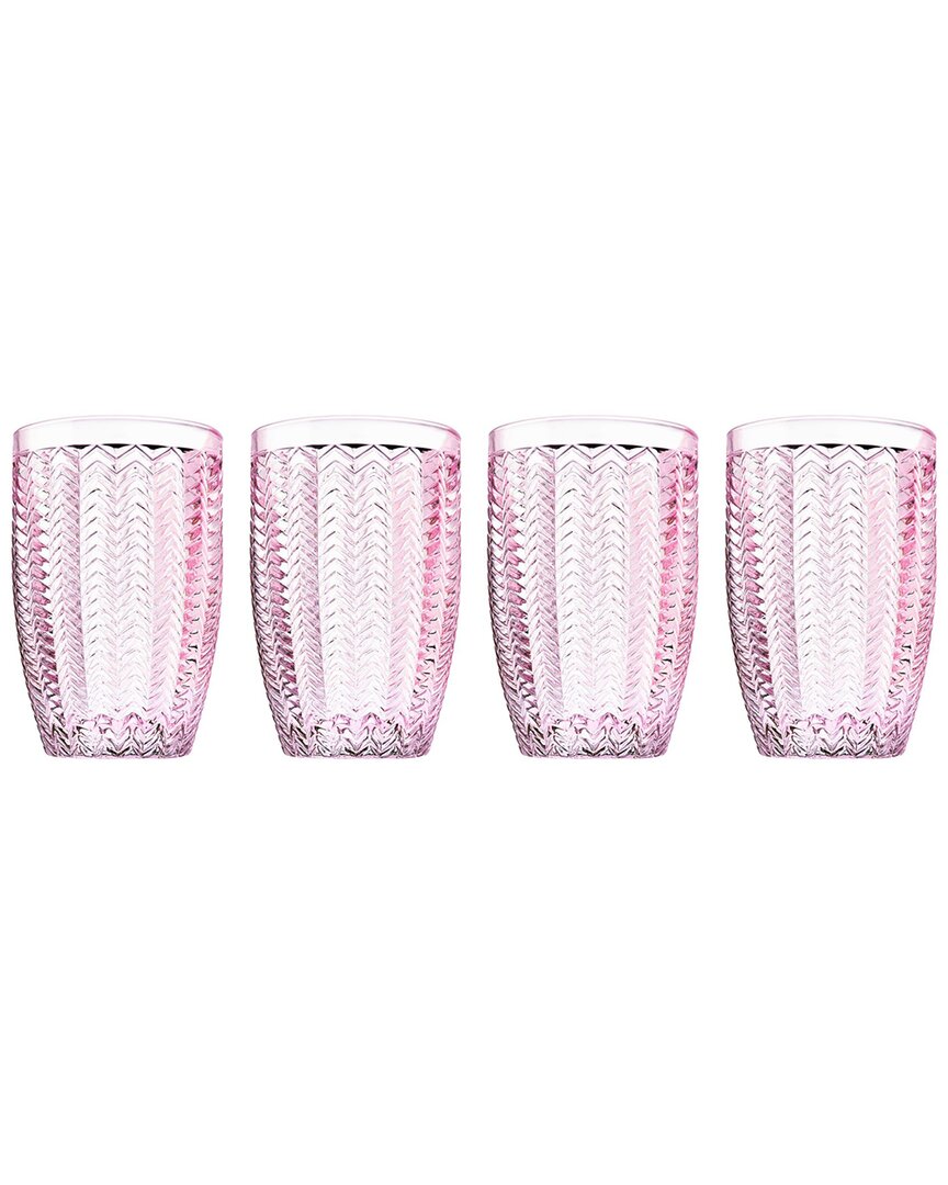 Godinger Set Of 4 Twill Highballs