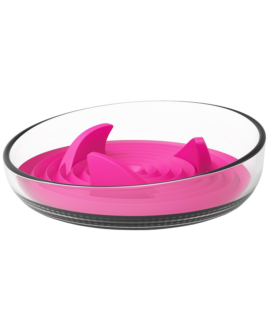 Pet Life Cirlicue Shark Fin Shaped Modern Slow F In Pink