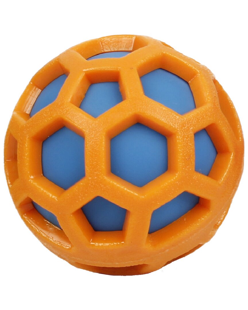 Pet Life Dna Bark Tpr And Nylon Durable Rounded In Orange