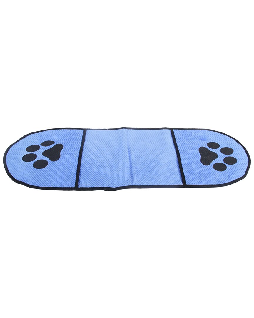 Pet Life Dry Aid Hand Inserted Bathing And Groom In Blue