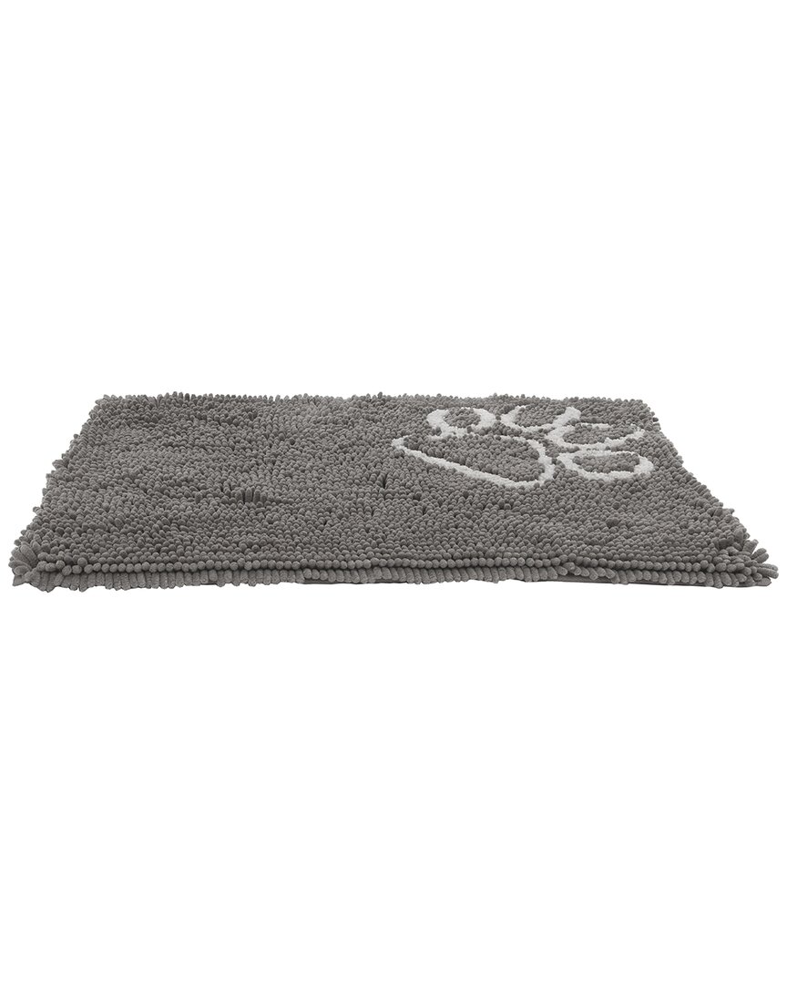 Pet Life Fuzzy Quick-drying Anti-skid And Machine Washable Dog Mat In Grey
