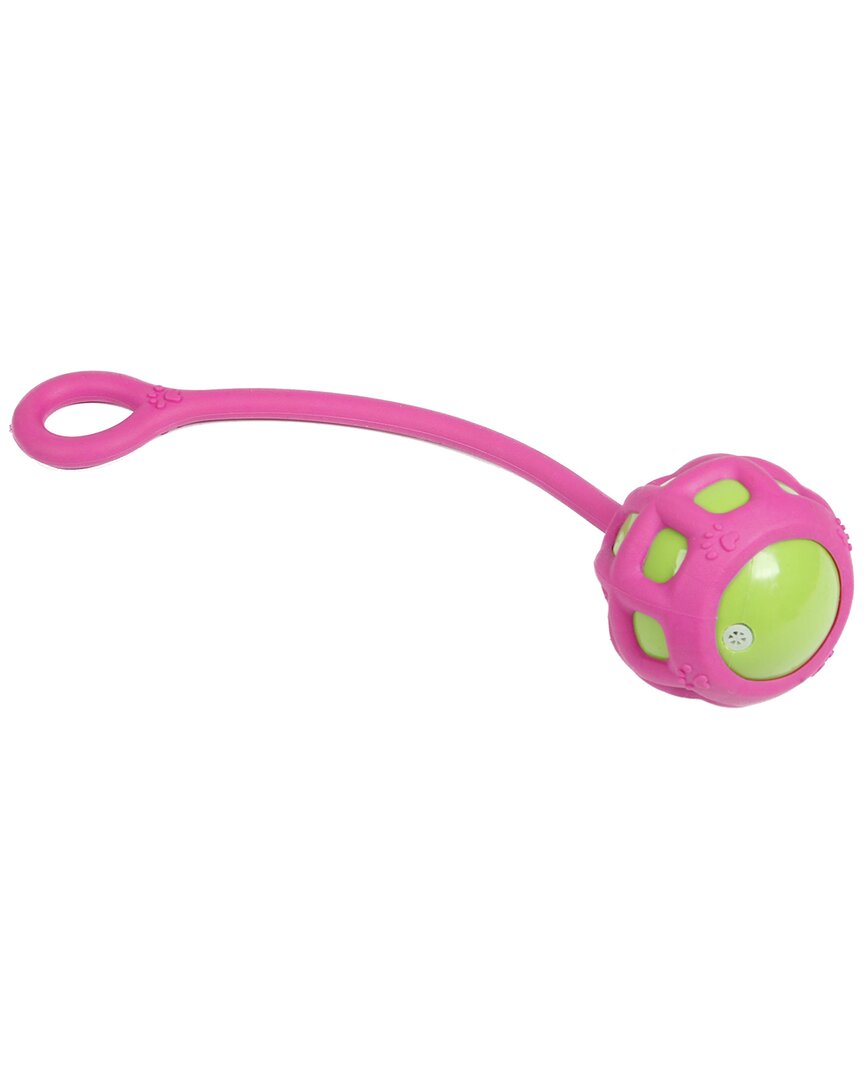 Pet Life Tug O Warp Fetching Tugging And Chew Sq In Pink