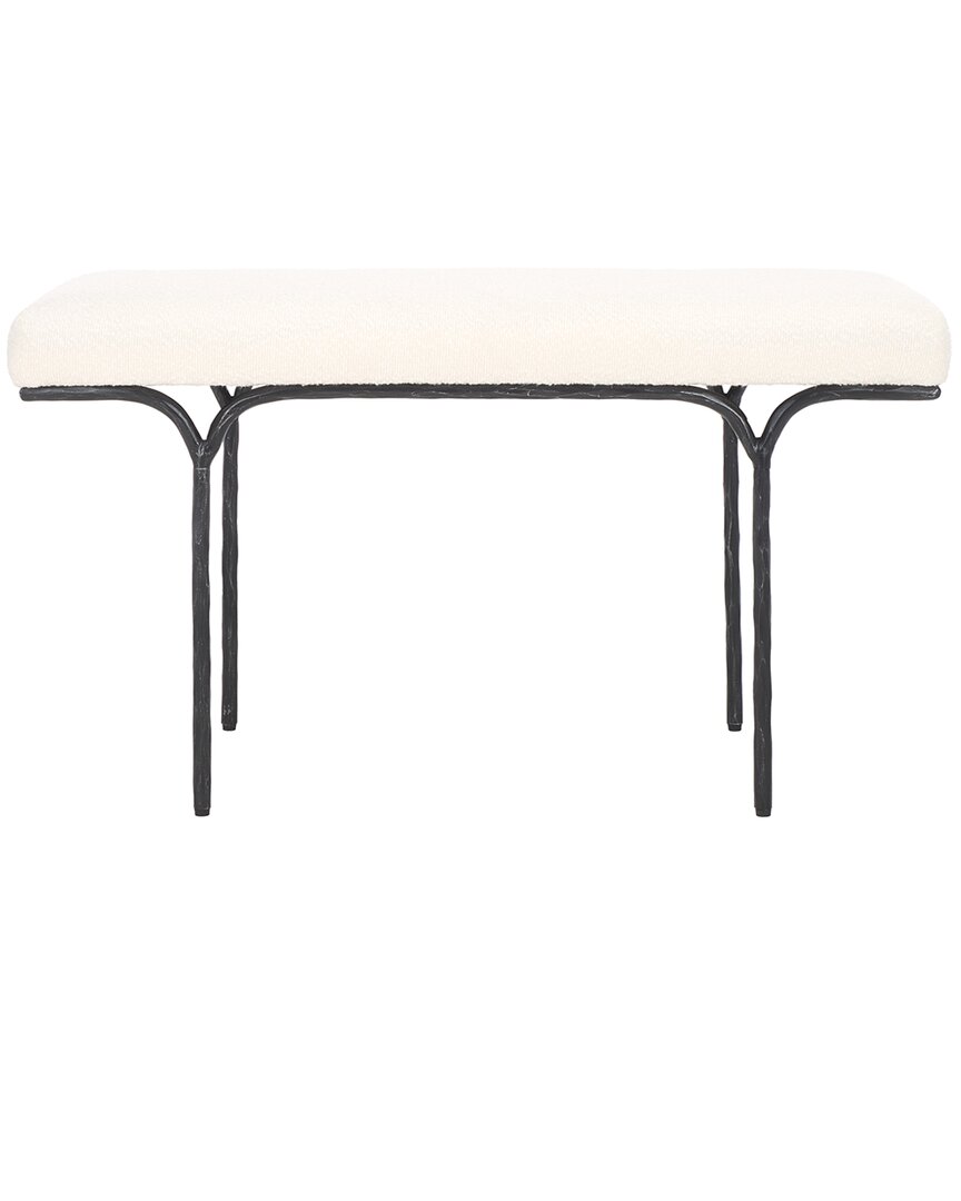 SAFAVIEH COUTURE SAFAVIEH COUTURE MARVIN BOUCLE 36IN BENCH 
