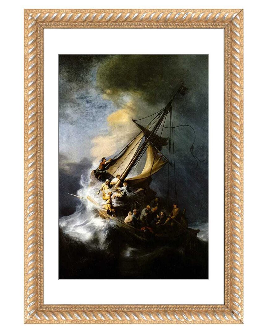 Shop Icanvas The Storm On The Sea Of Galilee By Rembrandt Van Rijn Wall Art