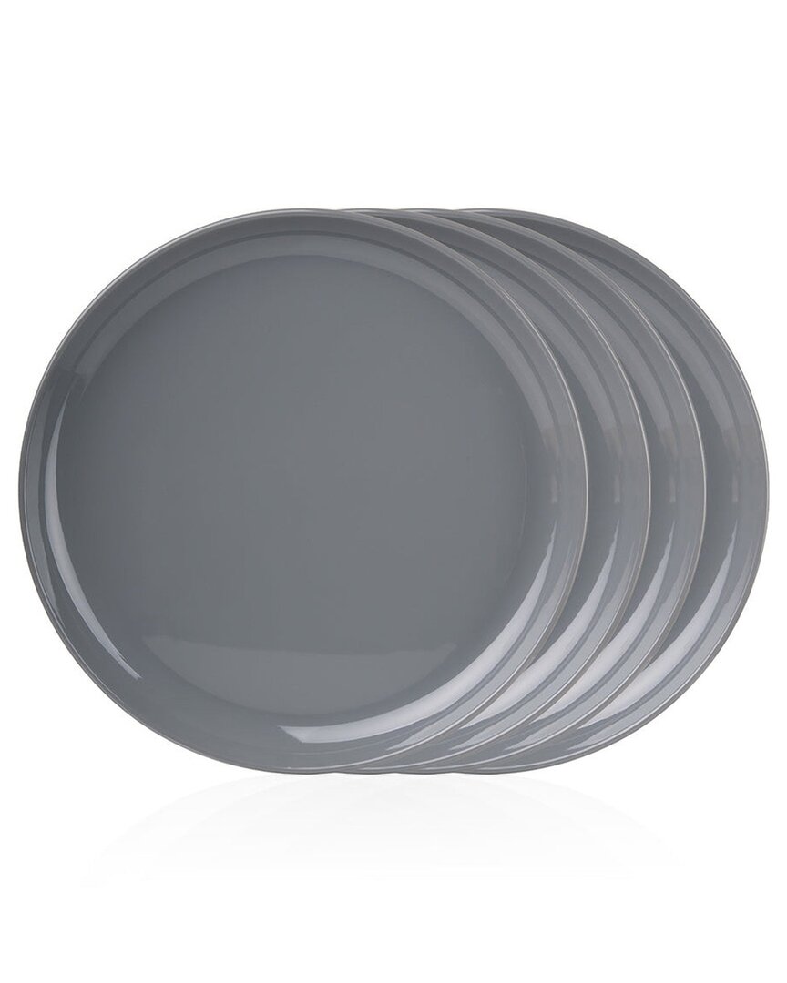 Godinger Set Of 4 Marbella Stacking Melamine Dinner Plates