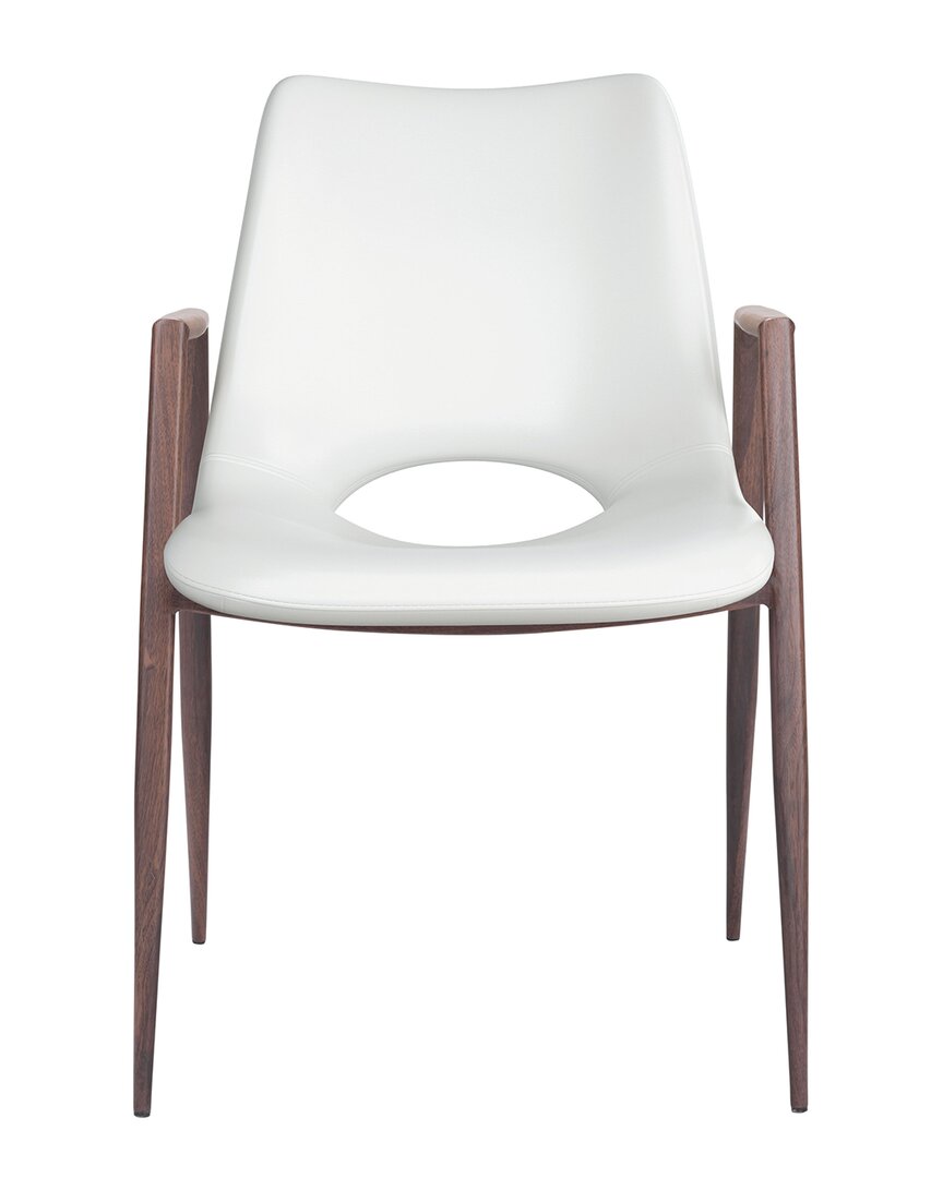 Shop Zuo Modern Set Of 2 Desi Dining Chairs In White