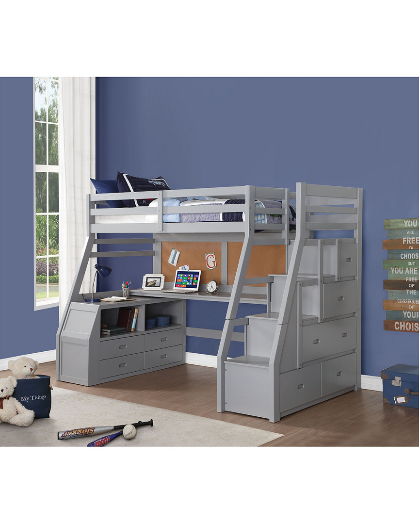 Acme Furniture Jason Ii Twin Loft Bed & Storage Ladder